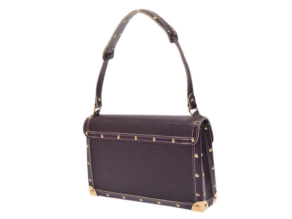 Louis Vuitton Suhali Hobo Bag Plum Leather Amerable